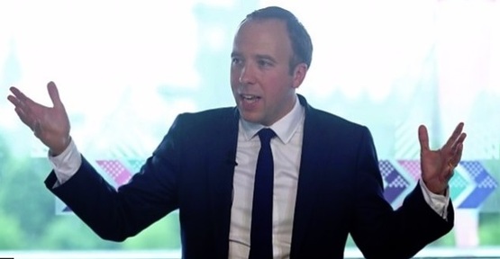 Matt Hancock delivers PM campaign speech on 10 June.