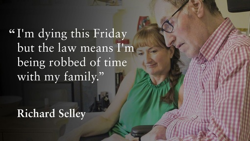 Elaine and Richard Selley. Credit: Dignity in Dying