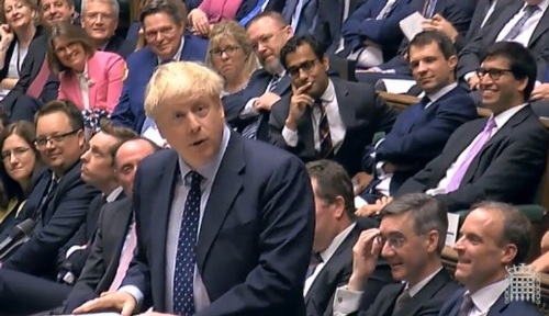 Prime Minister Boris Johnson. Credit: Parliament TV