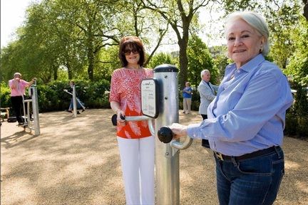 Older people's playground in Hyde Park. Credit: The Royal Parks