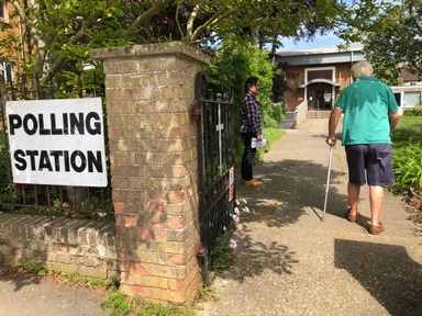 Assistance will be given to elderly and disabled on polling day.  Credit: Josie Elias/ Shutterstock
