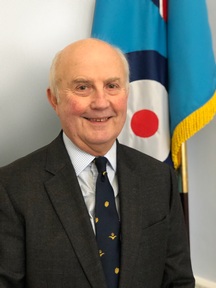 Air Vice-Marshal Simon Dougherty, governor of Royal Star & Garter