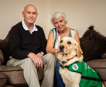 Henry, Ann and Uno   Credit: The Dementia Dog Project
