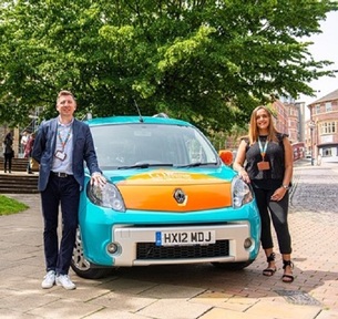 Kayleigh and Christopher Tansley. Credit: Right at Home (Nottingham)