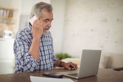 Charities report rise in online demand and calls for dementia support during the lockdown.      Credit: Shutterstock