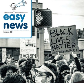 Easy News Summer Issue covers BLM. Credit: United Response