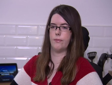 Fi Anderson talks about how she has to limit her drinks because of the lack of disabled toilet facilities