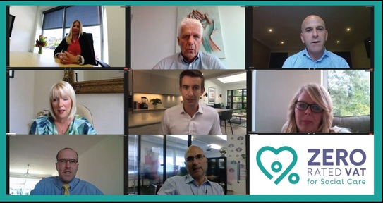Home care leaders discuss VAT status during webinar on 6 August.