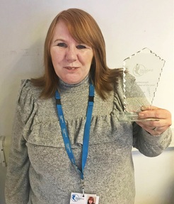 Tracey Tonge works at Bluebird Care Scarborough. Credit: Bluebird Care.