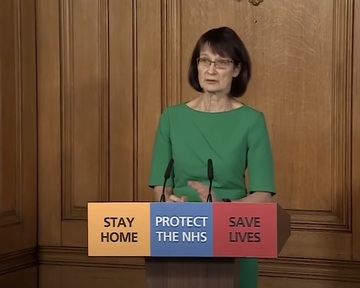 Dr Jenny Harries will take on her new role of chief executive of UKHSA 1 April 2021. Credit: YouTube