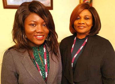 L-R Dorcas Afful and Gladys Ofori are the new franchise owners of Home Instead Thurrock. Credit: Gladys Ofori