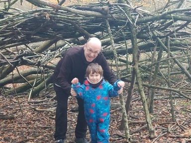 MArk Bailey with his grandson. Credit: Caremark