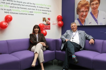 Karyn Mackenzie, group managing director at Helping Hands Home care and Andy Hogarth, CEO of Helping Hands Home Care. Credit: Helping Hands Home Care.