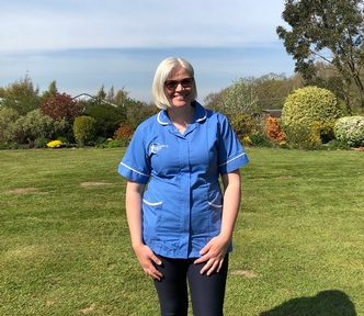 Sally Jones, who changed careers to become a home care worker, says her job makes her feel like a better person. Credit: Bluebird Care
