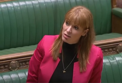 Angela Rayner speaking in Parliament. Credit: Youtube