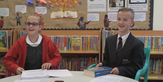 Tegan and Ollie talking to the Duchess of Cornwall. Credit: Silver Stories