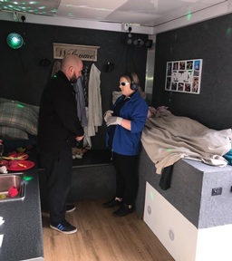 Bluebird Care care worker undergoing dementia training.