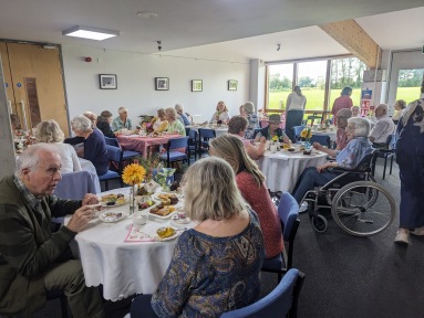 Operatic tunes set the mood for an afternoon tea