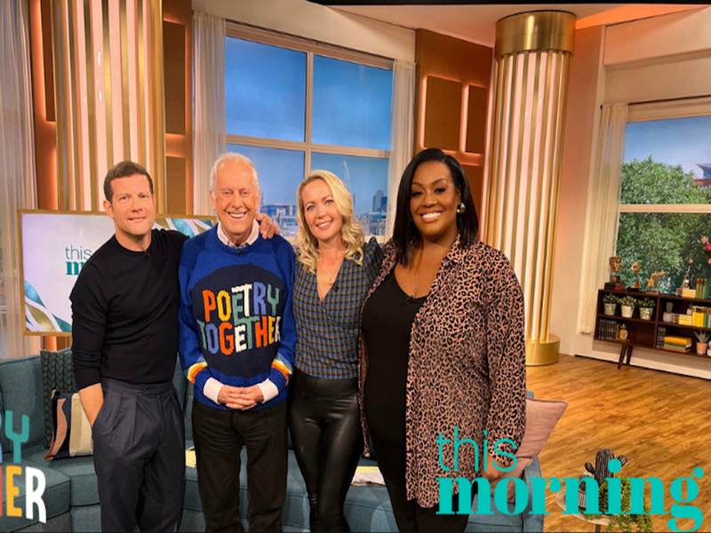 Gyles Brandreth and the team at ITV's This Morning. Credit: Dukes Education.