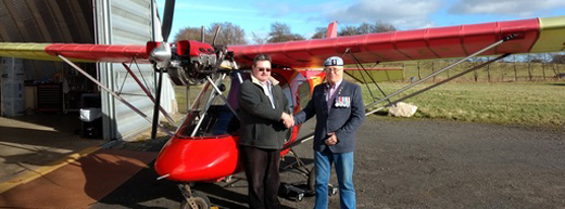 Seventy-five-year-old 'follows his dream' and studies for pilot licence