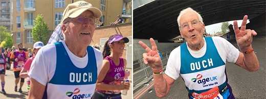 Oldest runner completes London Marathon in 8 hours 21 minutes