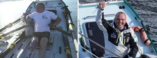 Amputee smashes able-bodied Atlantic rowing record: 'He's only bloody just gone and done it!'