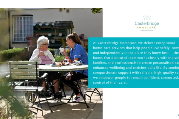 Casterbridge Homecare, Portland, Dorset