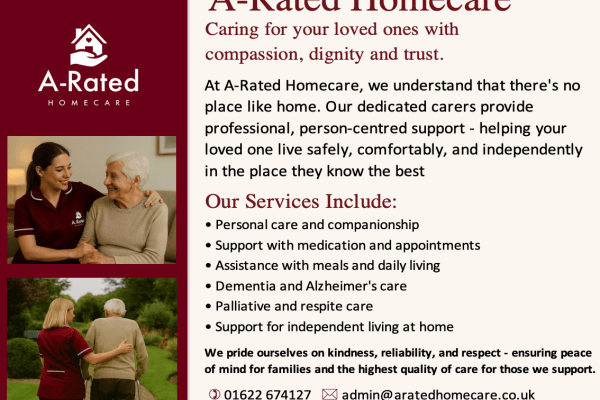 A Rated Homecare, Maidstone