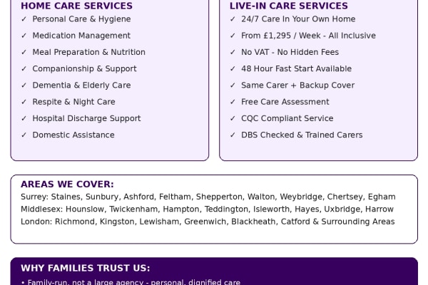 Charlotte's Compassionate Care Services Ltd, Sunbury-on-Thames