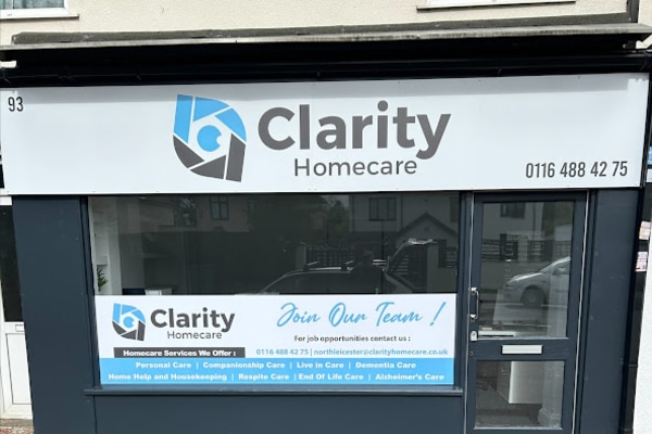 Clarity Homecare North Leicester LE4 4NB