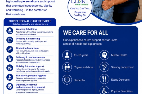 Clare Home Care Ltd, Grays