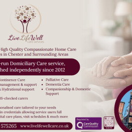 Live Life Well, Chester, Cheshire